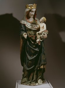 Virgen y Niño, finales del siglo XIV de Spanish School