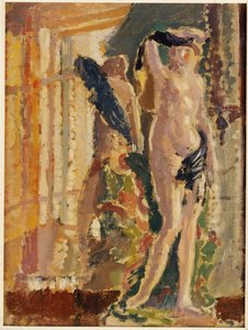 Una Figurilla de Porcelana junto a un Espejo, 1910