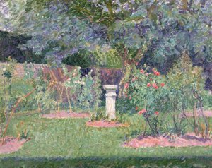El jardín en Hertingfordbury, 1908 de Spencer Frederick Gore