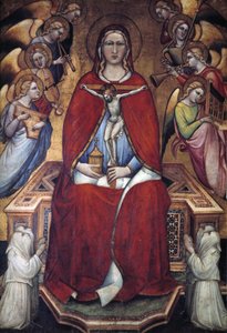 Estandarte procesional, c1395-1400 de Aretino Luca Spinello or Spinelli
