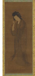Figura de pie de una mujer