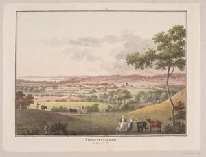 Christiansfeld, desde el lado oeste