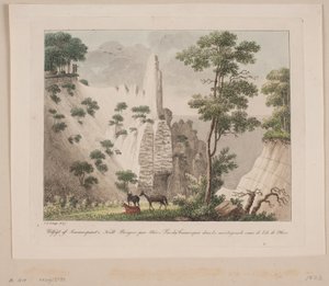 Vista de Sommerspiret en los acantilados de Møn de Søren L. Lange