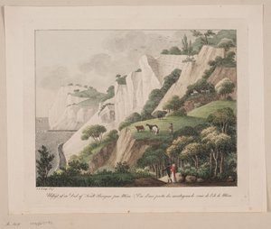 Vista de una parte de las montañas de tiza en Møn de Søren L. Lange
