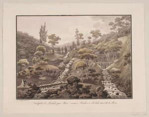 Cascada en Liselund en Møn de Søren L. Lange