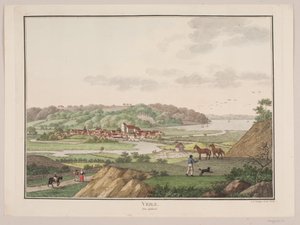 Vejle desde el suroeste de Søren L. Lange