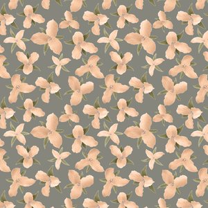 Trillium pattern, 2021 (lápiz de grafito y digital)