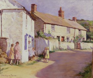Escena de un pueblo, Newlyn