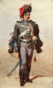 Estudio de uniformes de Stanislas Grimaldi del Poggetto