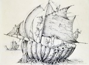 El barco, c. 1850-1890 de Stanislas Lepine