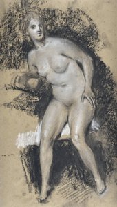 Desnudo Femenino Académico (dibujo)
