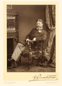 Sir Francesco Paolo Tosti (1847-1916), compositor de canciones, retrato fotográfico