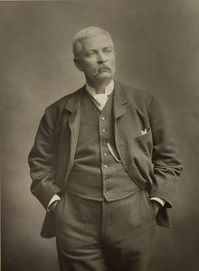 Sir Henry Morton Stanley (1841-1904), explorador, retrato fotográfico de Stanislaus Walery