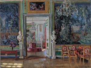 Interior del Palacio Kuskovo, 1917