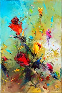 Una vibrante composición floral de Stanislav Lazarov