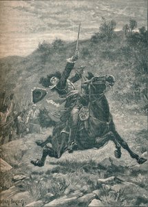 Última carga de Viscount Dundee en la Batalla de Killiecrankie, Escocia, 1689 1905 de Stanley Berkeley
