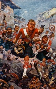 Los 78º Highlanders en Lucknow de Stanley L. Wood