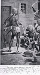El Agujero Negro, Viejo Fuerte William, 18 de junio de 1756, ilustración de 