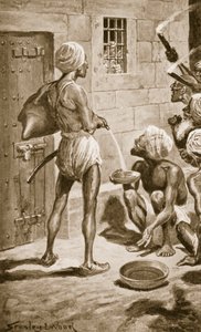 El Agujero Negro, Viejo Fuerte William, 18 de junio de 1756, ilustración de 