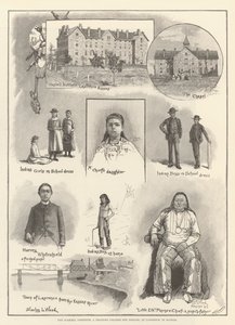 El Instituto Haskell, un Colegio de Formación para Indios, en Lawrence, Kansas