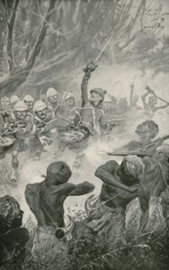 La carga de las Tierras Altas en la batalla de Amoaful de Stanley L. Wood