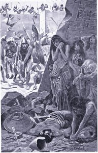 Tiro sitiado por Nabucodonosor de Babilonia de Stanley L. Wood