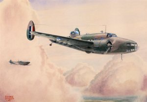 Bombardero ligero Hudson en vuelo