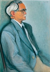 Retrato de Abe Yoshishige de Sōtarō Yasui