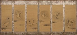 Gansos salvajes, período Momoyama o Edo, 1568-1615. de Sôtatsu