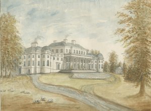 Shugborough Hall: acuarela, nd [c 1800] de Stebbing Shaw