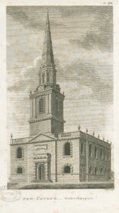 Wolverhampton - Iglesia de San Juan: grabado, nd [c 1798]