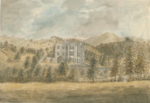 Wootton Lodge: pintura en acuarela, nd [1794] de Stebbing Shaw
