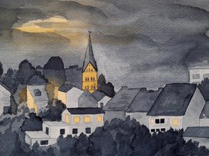 Bad Honnef de noche