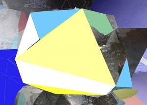Paisaje geométrico abstracto de Stefan Fransson