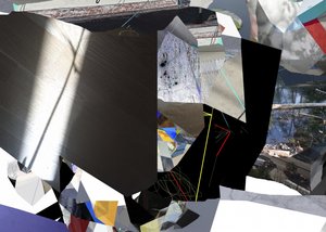 Collage de luz fragmentada