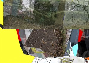 Collage de bosque geométrico de Stefan Fransson