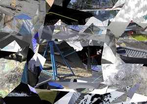 Collage urbano geométrico