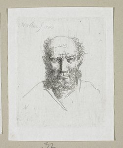 Cabeza de anciano de Stefan Juliusz Norblin de la Gourdaine