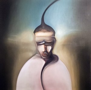 Figura surrealista oscura de Stefano Mazzolini
