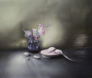 Bodegón floral onírico de Stefano Mazzolini