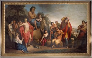 Deidades mitológicas. Fresco