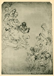 Alegoría de las Artes Liberales: Lógica y Gramática, principios del siglo XV, 1943 de Stefano da Verona