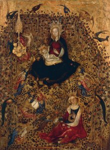 Virgen de la Rosaleda, hacia 1425, de Stefano da Verona (1374-1438) de Stefano da Verona