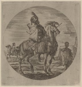 Un jinete negro de Stefano della Bella