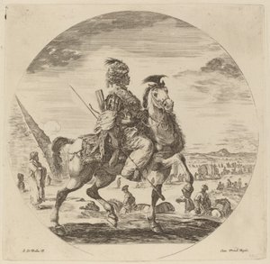 Un jinete negro de Stefano della Bella