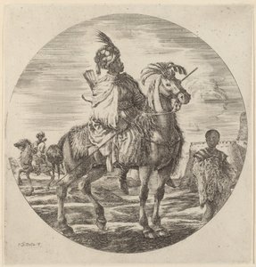 Un jinete negro de Stefano della Bella