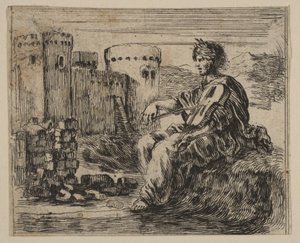 Amphion, del Juego de la Mitología, 1644 de Stefano della Bella