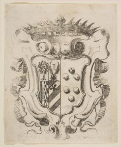 Armas de los Medici con Della Rovere, 1637