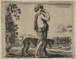 Baco, del Juego de la Mitología, 1644 de Stefano della Bella