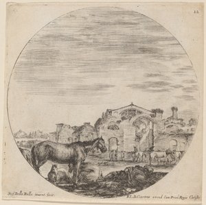 Baños de Diocleciano y pastor durmiendo